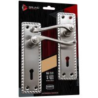 Georgian Mortice Nickel Plated Square Sabs - 6Inch