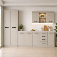 3 Piece Kitchen Suite White Pear-Ly838-7