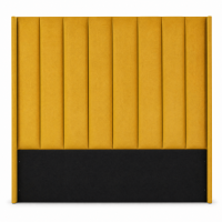 Bella Headboard - Suede Canary