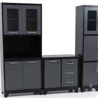 Steel Kitchen Suite Siera Blk Graphite H2.0*W2*D.4