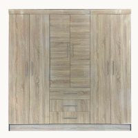 Wardrobe 6 Door Brazillian - Fabiana Nature
