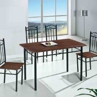 Dining Room Suite Home-Maker Dark Oak 4 Chair