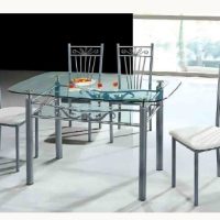 Dining Room Suite Milan Flora 4 Chair - 1500*900