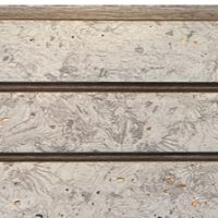 3D Ps Wall Slat - Tan+Walnut- 120mm*10mm*2.4M
