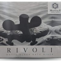 Montale Bath Mixer Matte Black - Rivoli